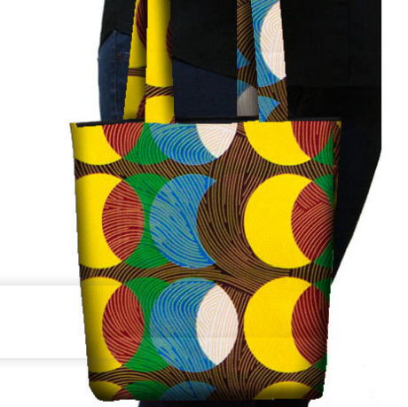 Wholesale high quality 100% cotton wax prints African Ankara cotton wax fabric handbag