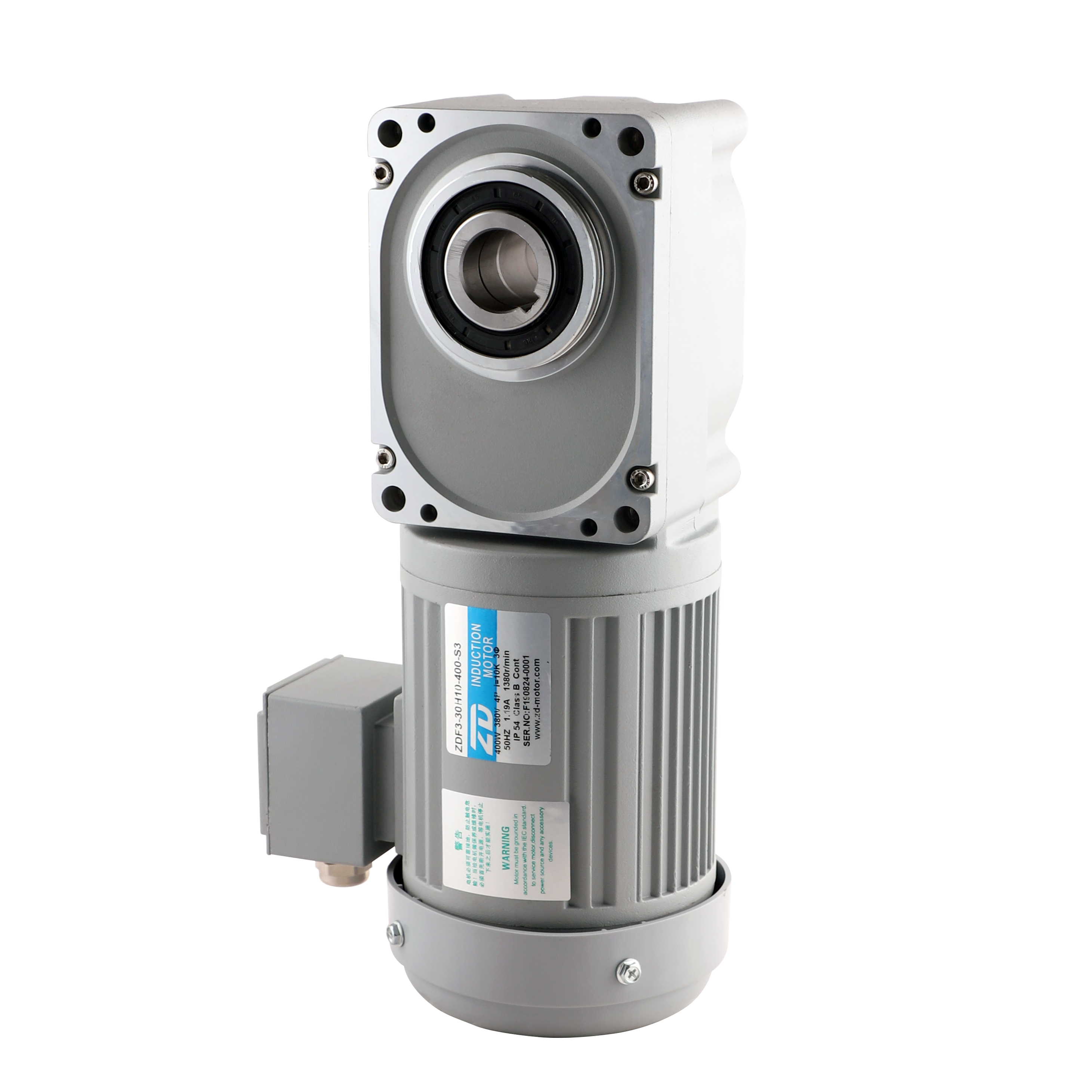 ZD 3-х фазный генератор индукционной 0.1kw,0.2kw,0.4kw,0.75kw,1.5kw генераторы конического зубчатого колеса мотор с прямым углом полый вал с регулируемой скоростью