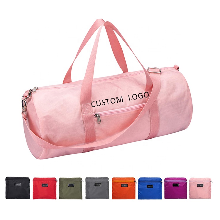 Gelory Men Women Travel Sports Foldable Gym Duffel Bag Custom Duffle Bag With Logo For Women