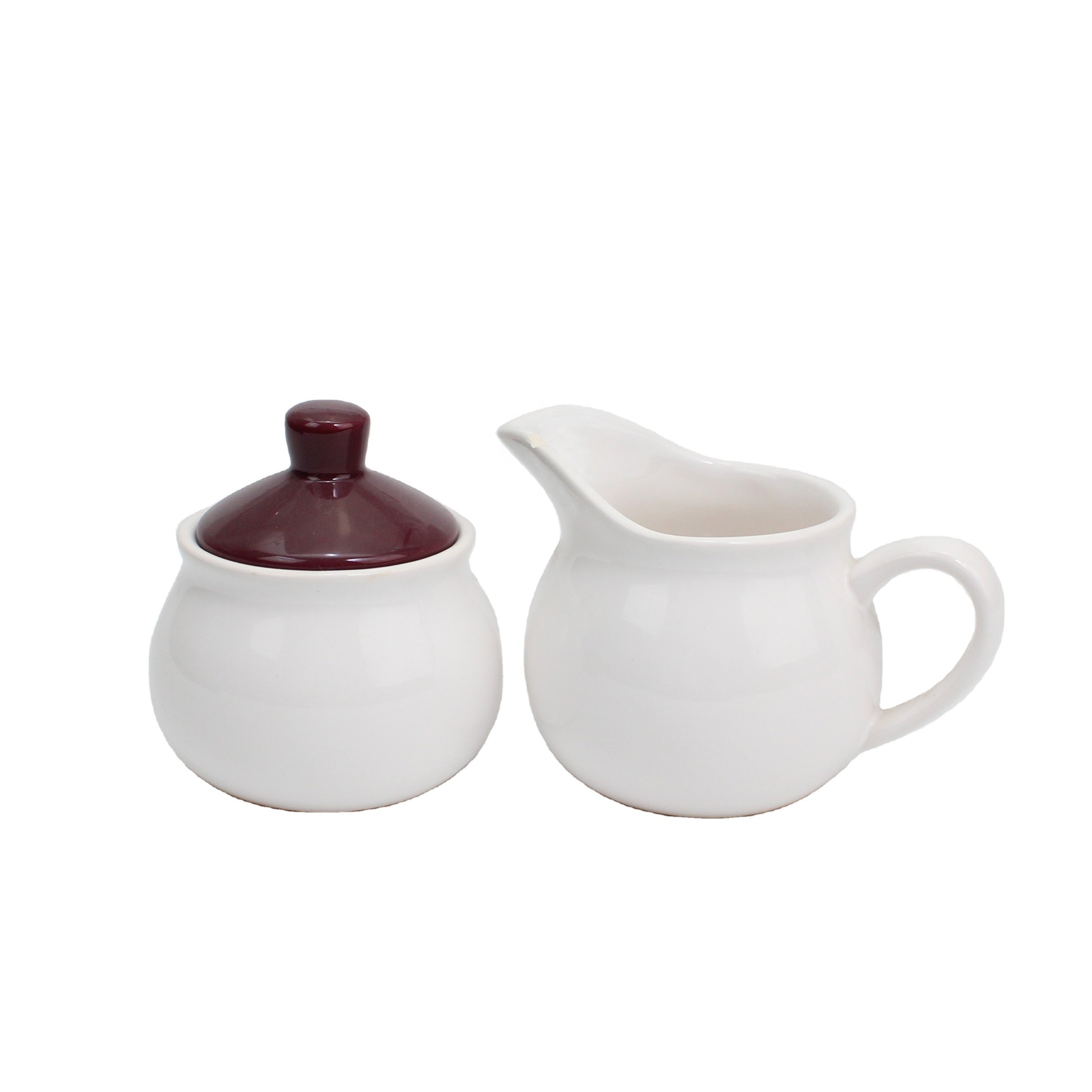 Handmade Ceramic Sugar Pot and Milk Jug SET