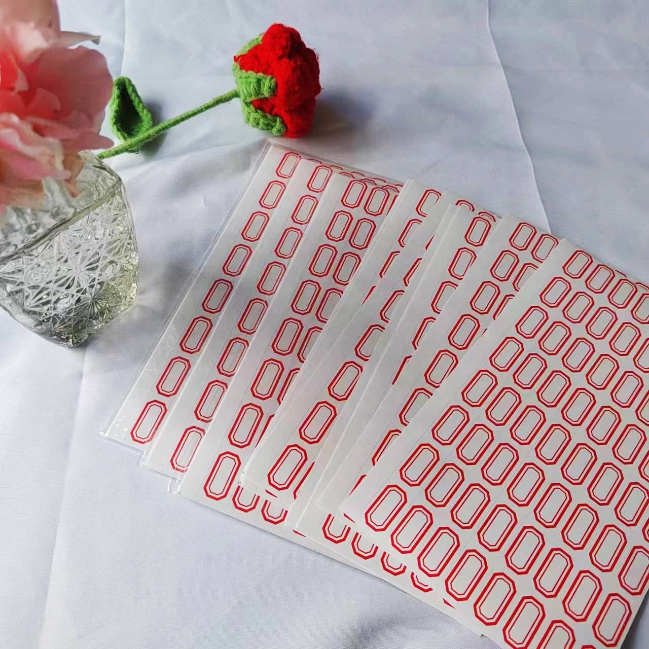 Blank Writable Sticker Mark Blank Label Paper Tag Sticker For Noting Marking Package