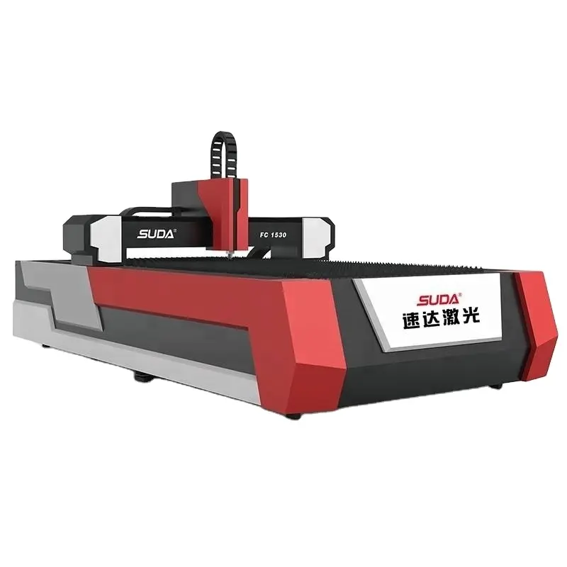 cnc metal industrial fiber laser cutting machine price 3015 1530 1500W laser power