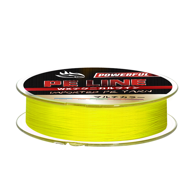 100m 4 Strands Pe Multifilament Portable Hot Sale Braided Fishing Wire