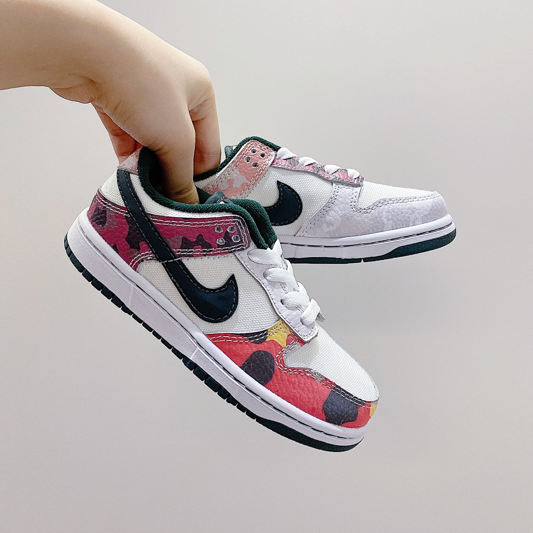 OG Quality Color Mixing Children Casual Shoes Nike Dunk Sneaker for Kids