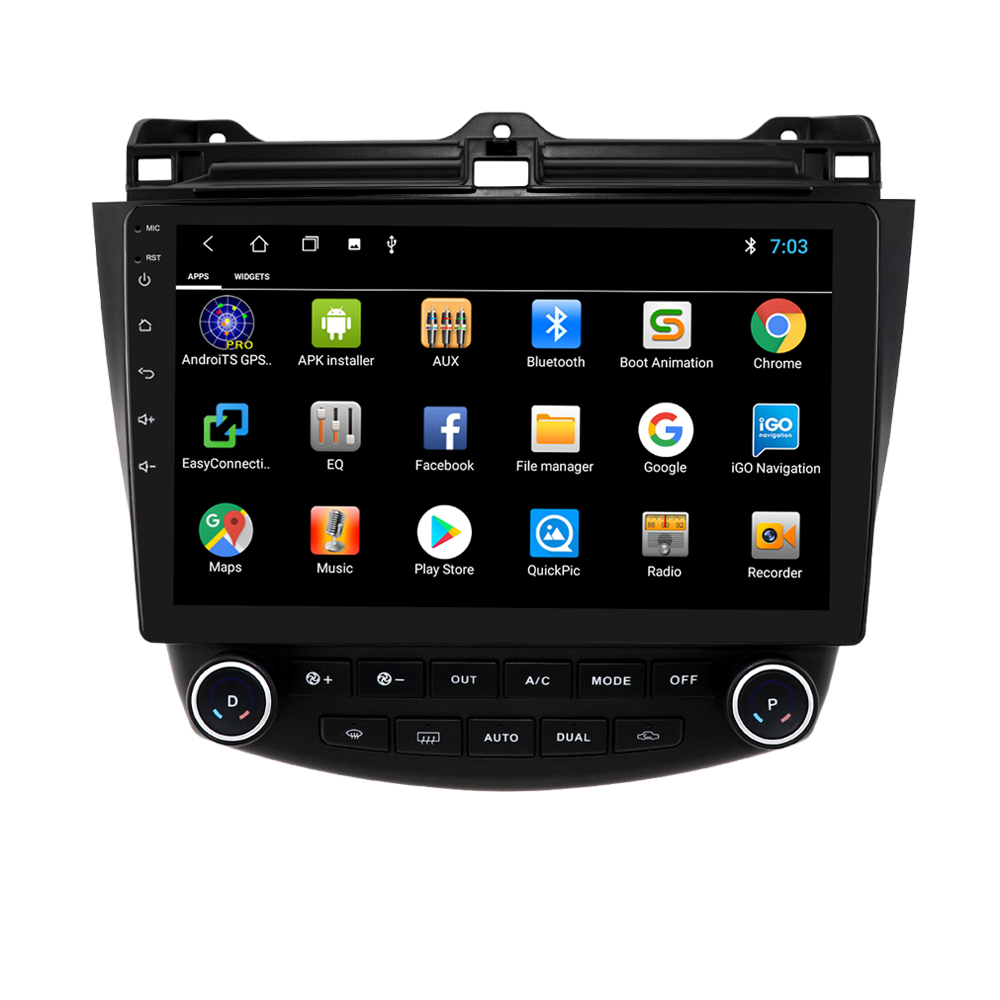 10,1 "Android автомобильный DVD-плеер GPS 2 + 32 ГБ стерео для Honda Accord/Euro 7 2003-2007