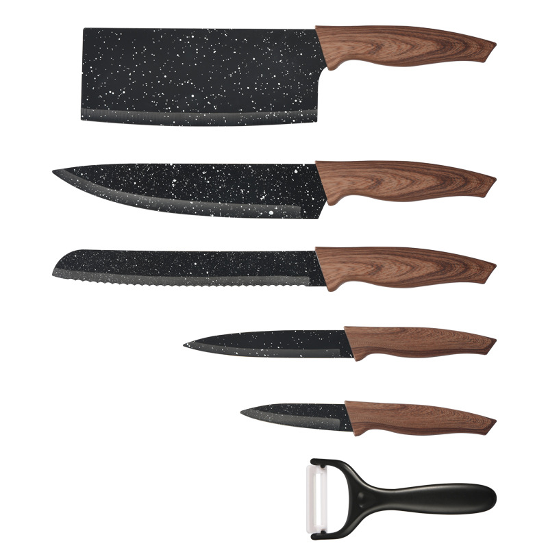 High Standard 6 Pcs China Kitchen Knives Sets Knifes Set Kitchen Tools