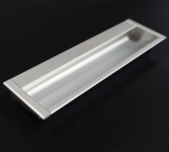 Aluminum alloy kitchen cabinet recessed handles for furniture