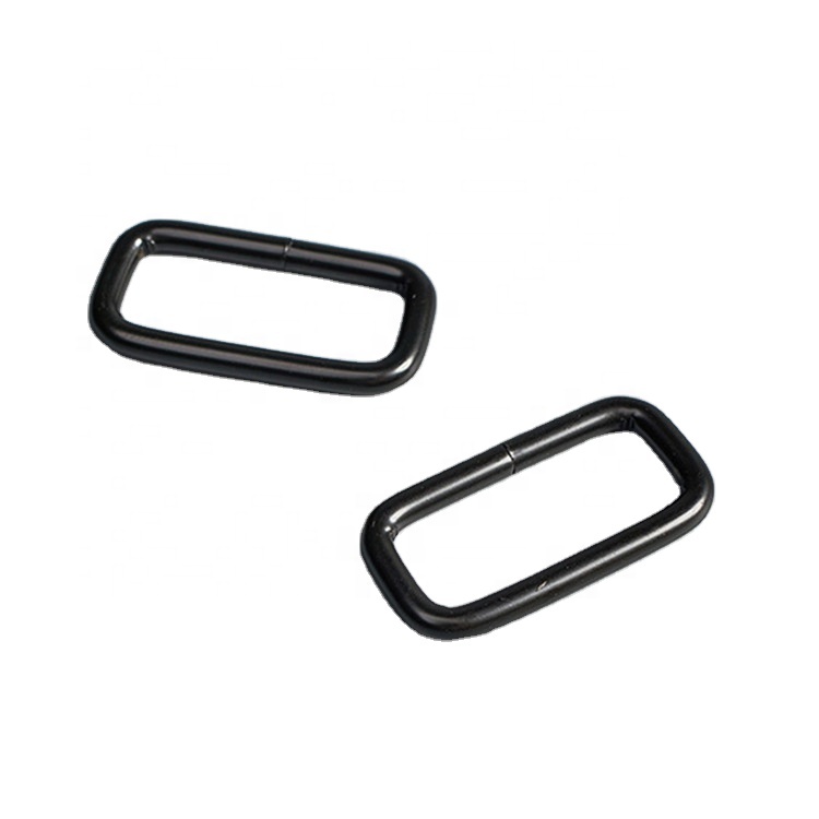 Metal mouth shaped buckle rectangular  buckle bag belt connecting mouth buckle luggage