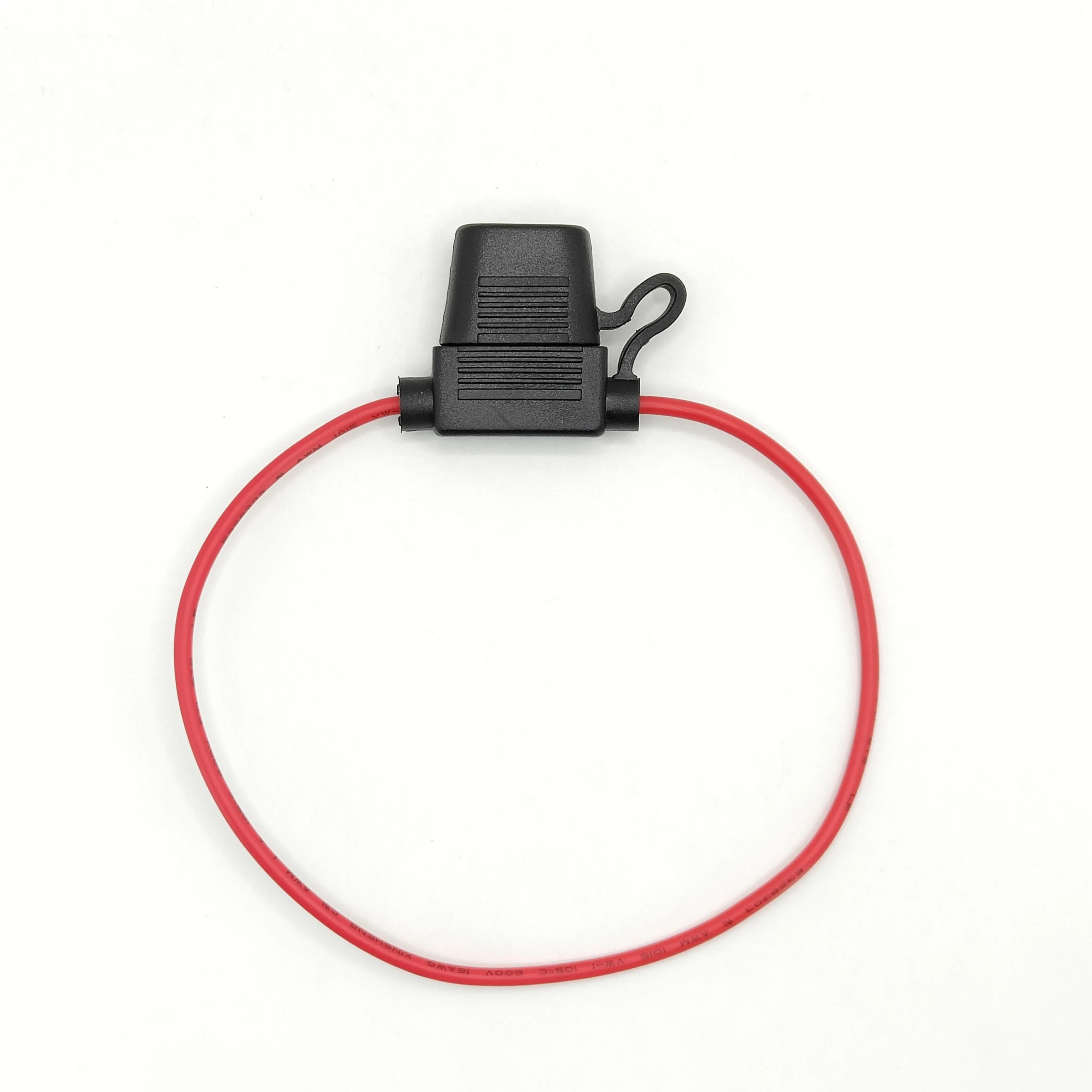 Inline Holder 1015 16AWG Wiring Harness ATC/ATO 1-40 AMP Blade Automotive Fuse Holder or In-line Blade Fuse Holder with Covers