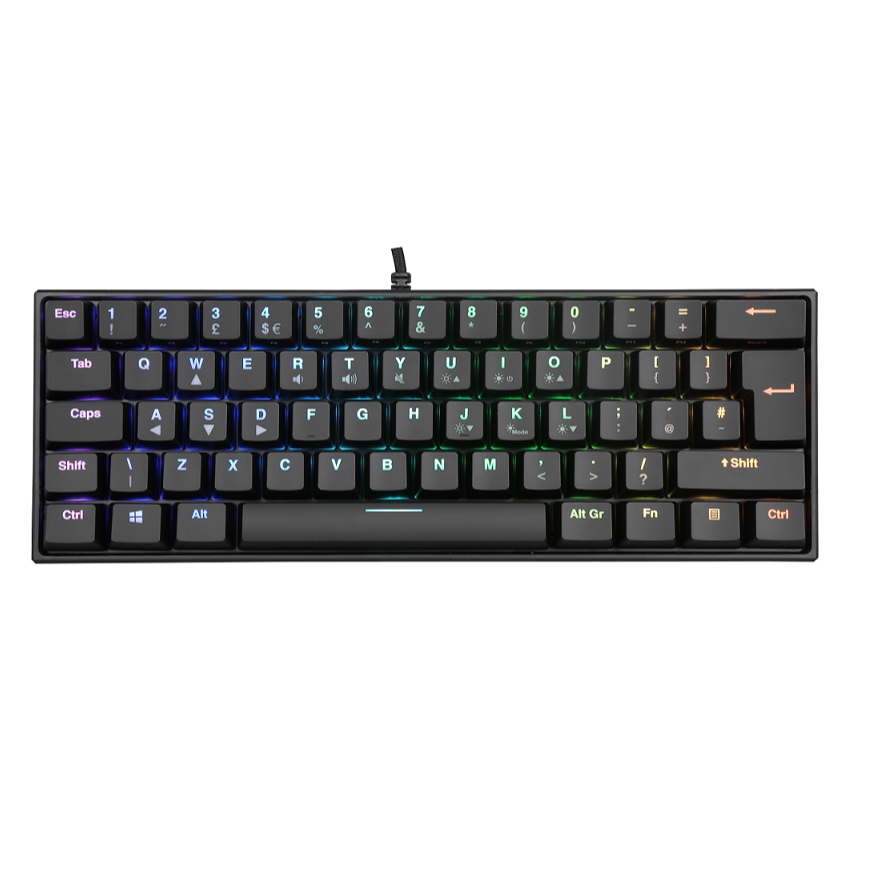 Заводская Проводная Механическая мини-клавиатура с подсветкой OEM/ODM 60%
