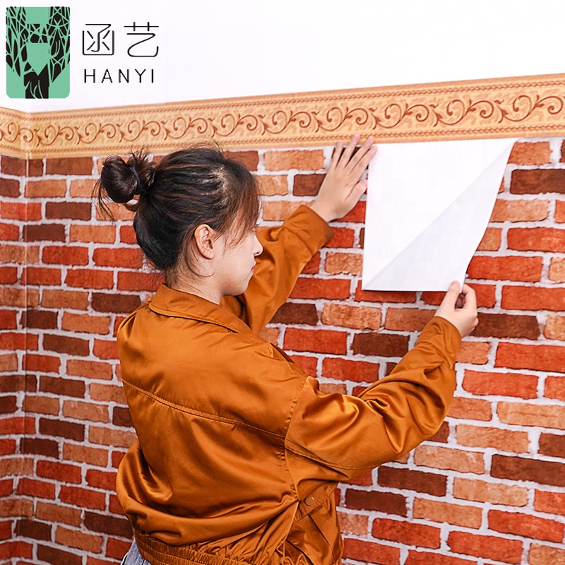 Заводская поставка, обои tapiz papel de parede, водонепроницаемые виниловые декоративные обои, обои для гостиной с камнями и кирпичами 3d