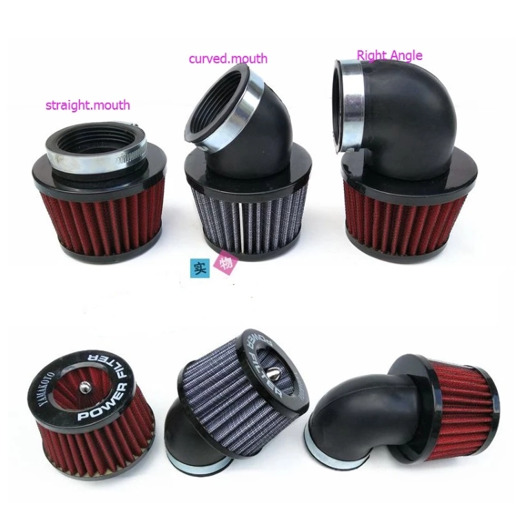 28mm/35mm / 38mm / 42mm / 45mm / 48mm /50mm/56mm/58mm motorcycle Air Filter Cleaner For 200 250 300CC Motorcycle Snowmobile ATV