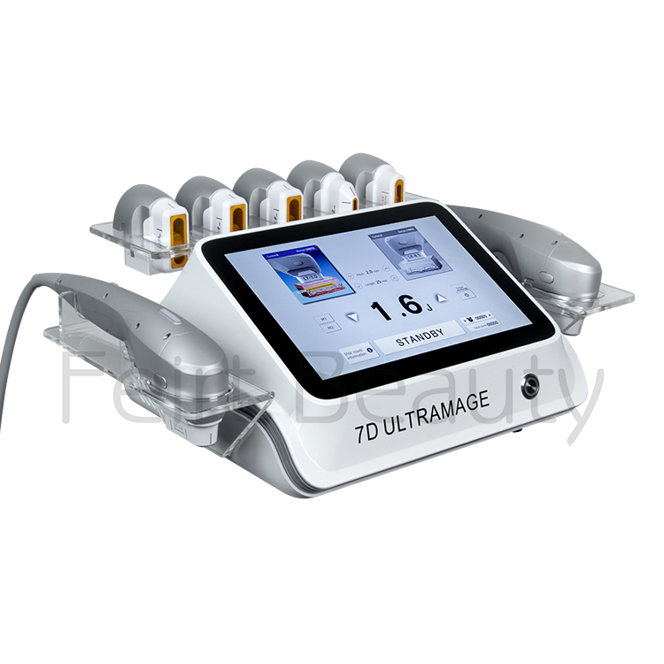 2021 new products portable 7d Hifu Anti-wrinkle Skin Tightening Vmax high frequency ultrasound Body Slimming hifu machine 7d
