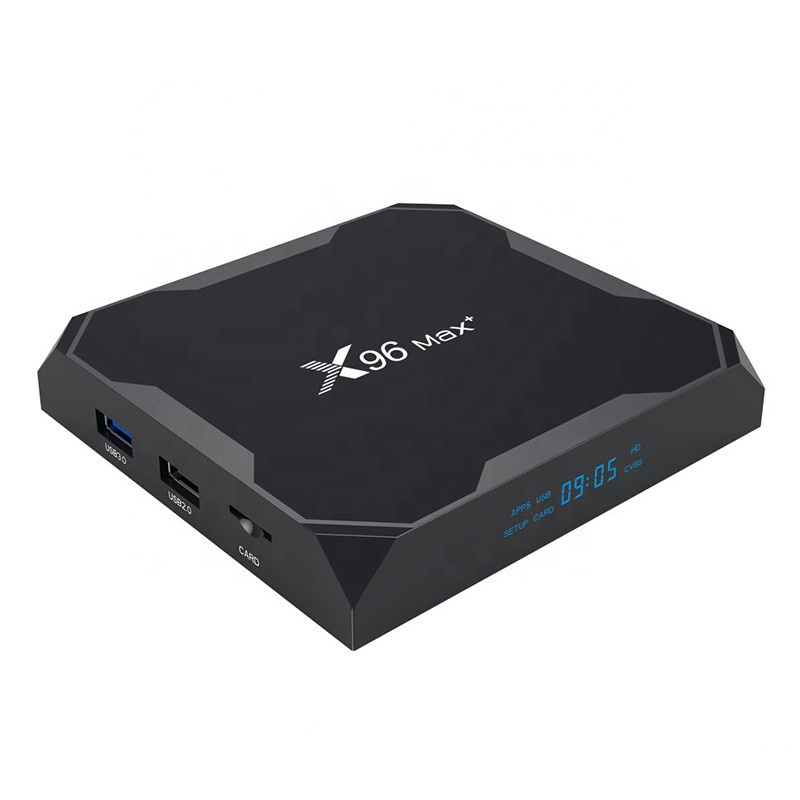 X96 MAX Plus Amlogic S905X3 2 ГБ + 16 ГБ Android 9,0 TV BOX 2,4 г Wi-Fi декодер каналов кабельного телевидения поддержка 4K Smart Box для умного дома