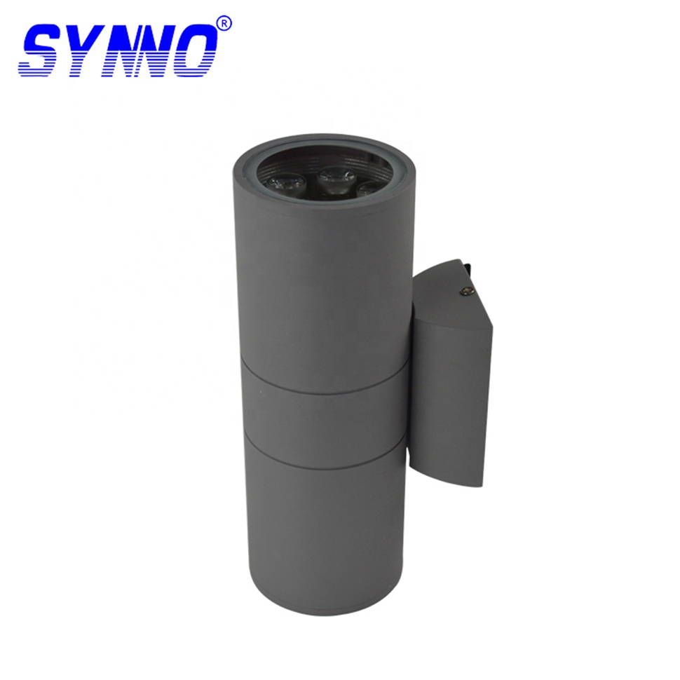 Hotel park garden up and down single head double head ip65 outdoor aluminum wall lamp led touch