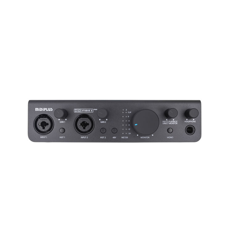 Гарантированное качество, звуковая карта, живая звуковая карта Midiplus 2-PRO 2 В 2, аудиоинтерфейс