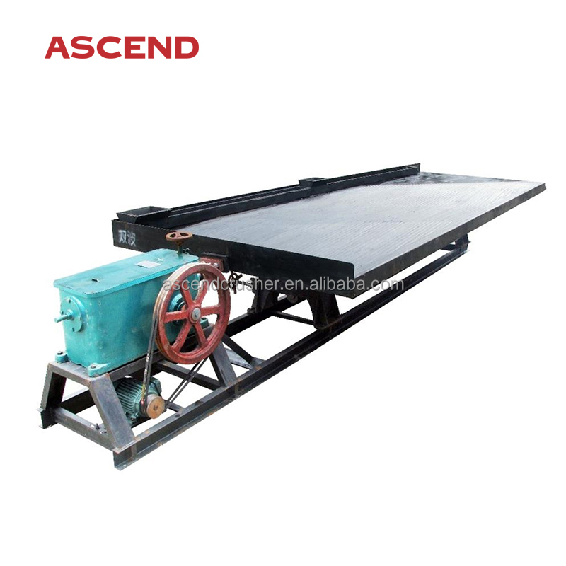 Mining mineral mine gold copper ore gravity separator 6s shaking table shaker table machine