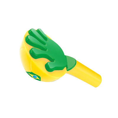 World Cup Plastic Toys Cheerleading Fans Cheered Hand Clapper with Flag Patterned