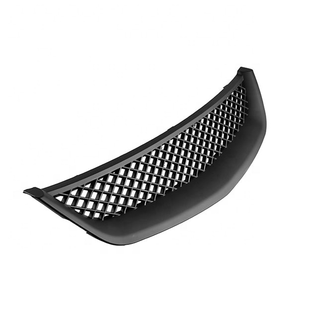 Black ABS Type-r Style Grille Cover Guard For 01-03 Honda Civic 2DR/4DR EM/ES