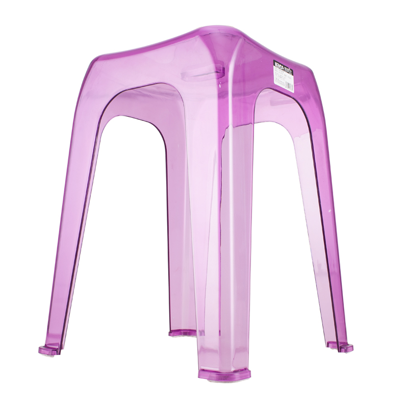 Best quality hot sale Transparent Multifunctional Short transparent Plastic Stool Chair outdoor pvc bar stools