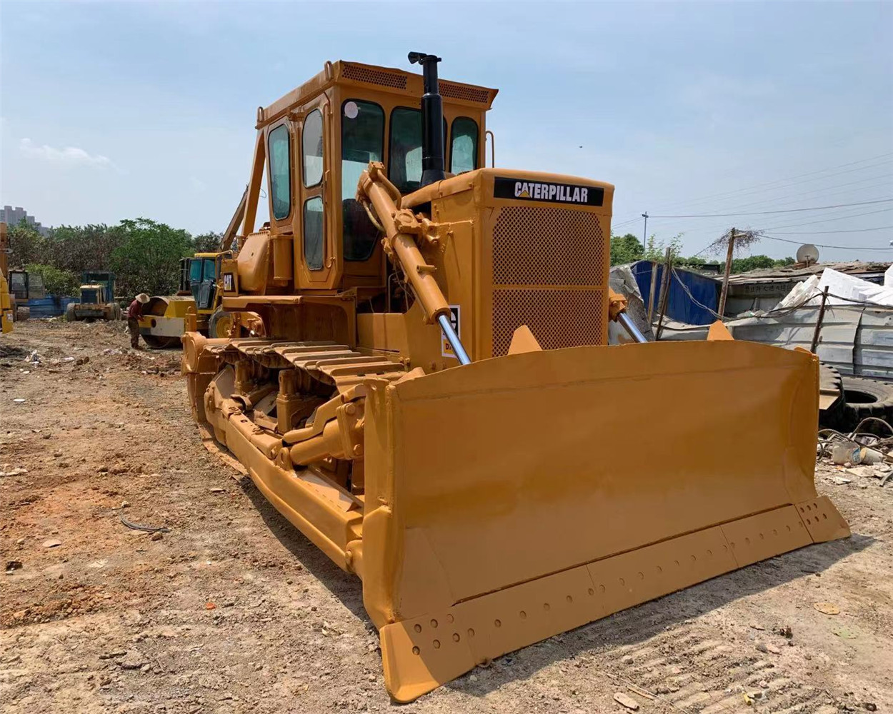 Б/у гусеничный бульдозер Caterpillar D7G CAT D7, трактор, оригинальный бульдозер CAT D7G