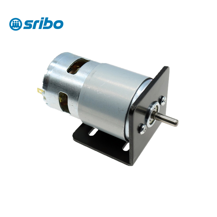 Dia 42mm GM42 micro DC geared motor fixed seat horizontal L mounting bracket