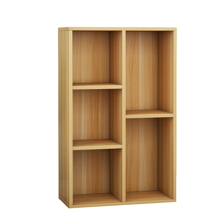 Living Room Furniture Factory Direct Sales Fashion Big Selling Home Library Furniture Office Black Bookshelf Solid Wood Bookcas
