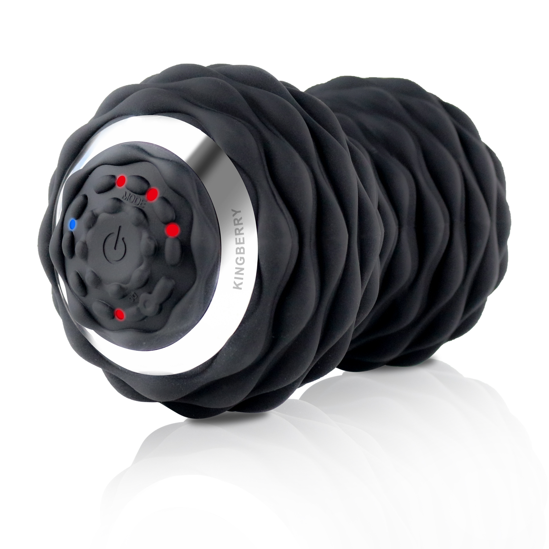Free logo printing Professional Vibrating Peanut Massage Ball - Deep Tissue Trigger Point Therapy, Myofascial Release