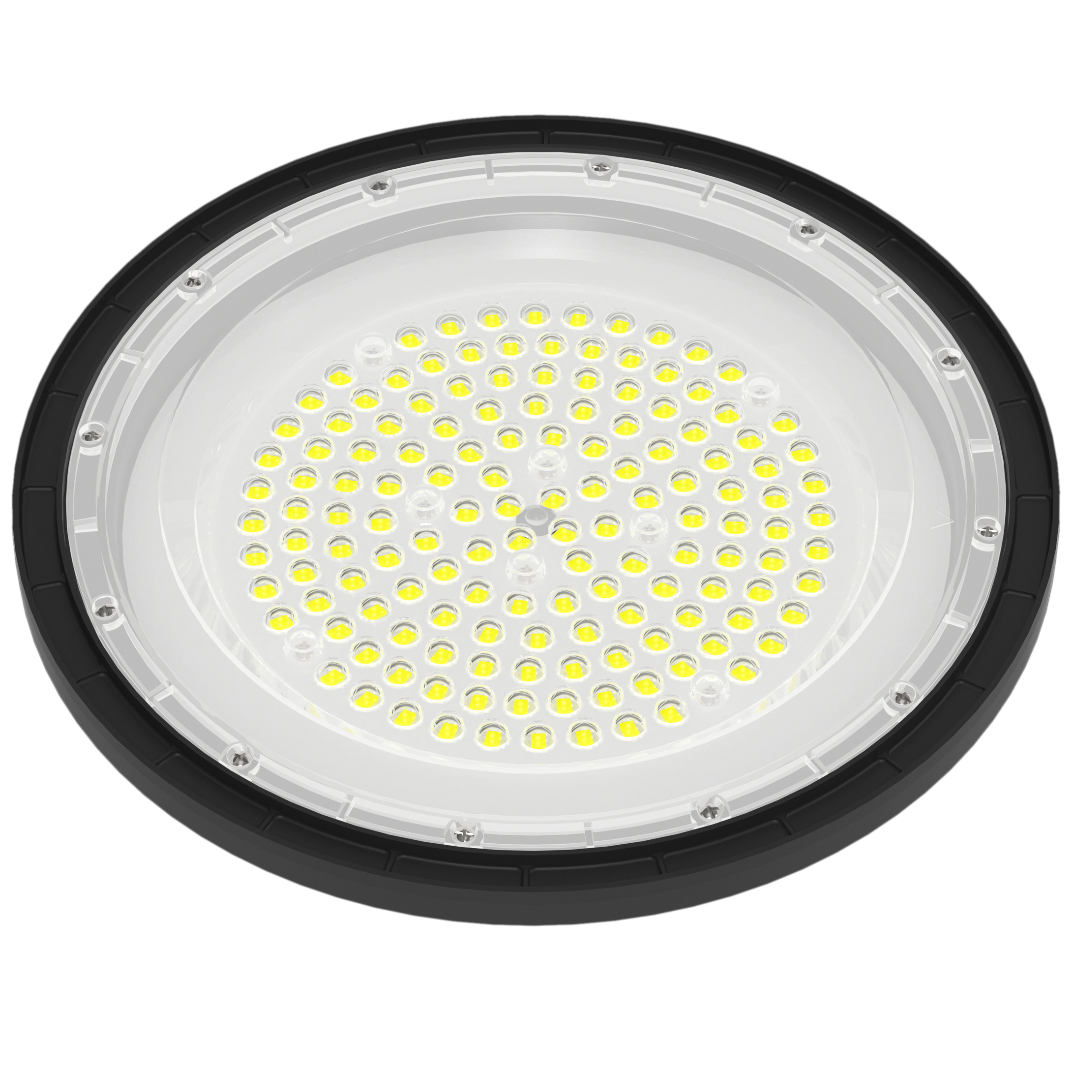 140лм/w промышленный IP65 подвесной светильник типа high bay 100w 150W 200W Круглый led подвесной потолочный светодиодный светильник для потолка склада мастерской гараж магазин промышленности бадминтон ракетки АБСОРБ