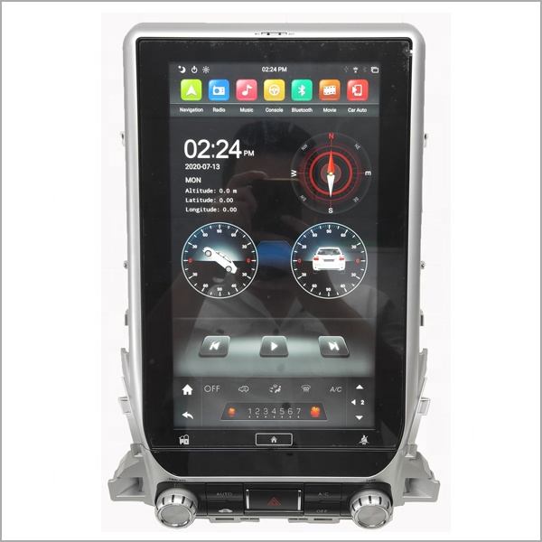 Автомагнитола Newnavi с сенсорным экраном, gps-навигацией, PX6, android 9,0, для TOYOTA Land Cruiser LC200 2018