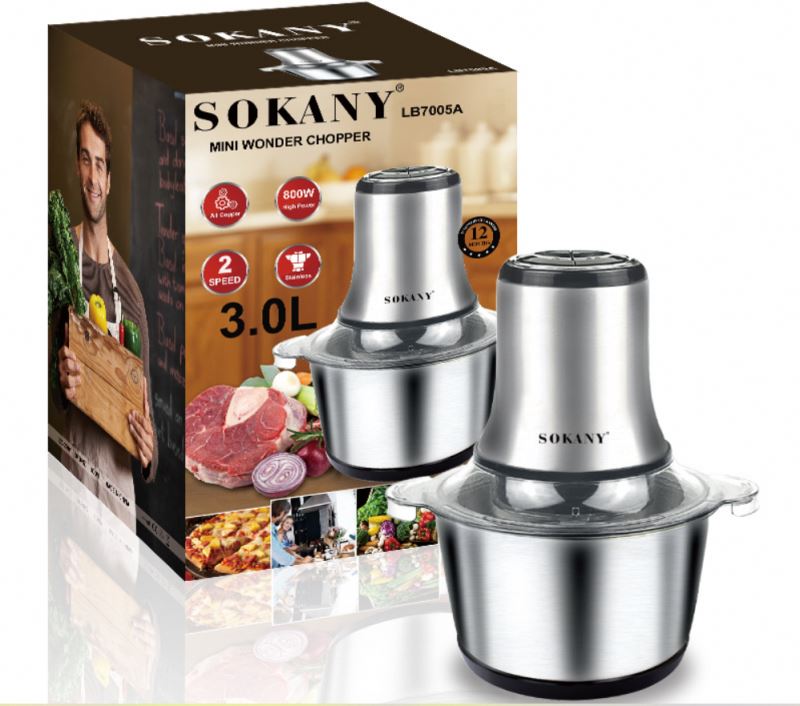 Sokany 7005A оптовая продажа Высококачественная кухонная профессиональная электрическая мясорубка