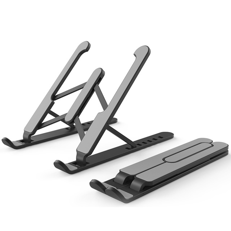 Portable ABS Aluminum Laptop Stand Adjustable Ergonomic Notebook Tablet Elevator Laptop Cooler Desktop Folding Stand