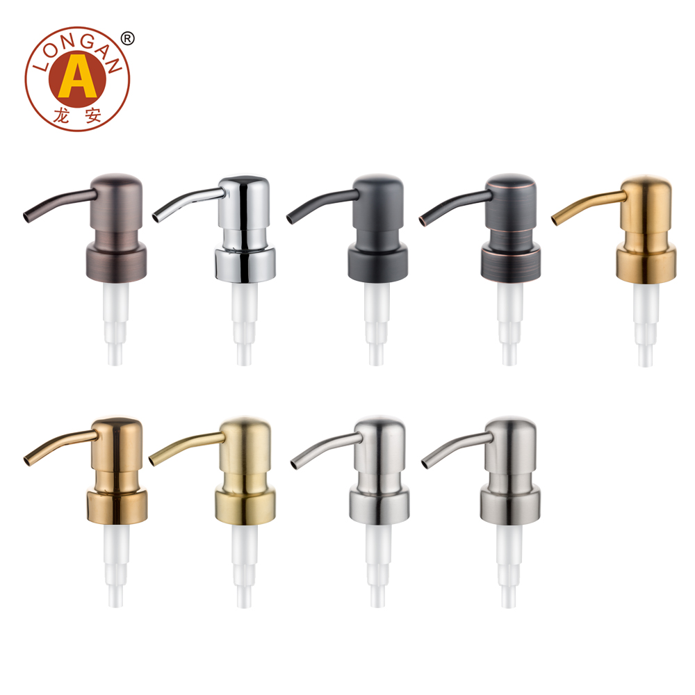 Good Quality Black 500ml Metal Dispenser Hand Lotion Soap Pink 200ml Glass Pump And PP Plastic Bottles Pump Bottle