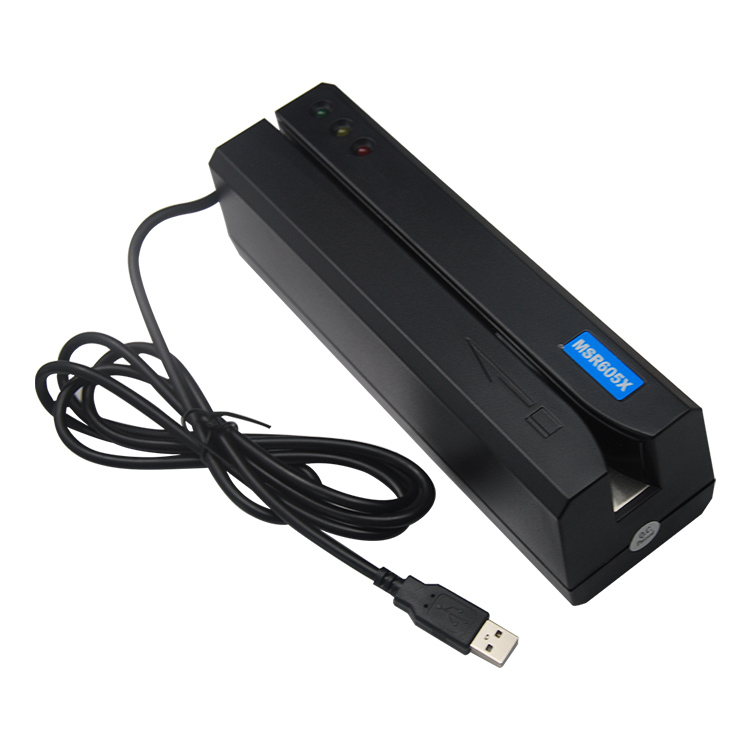 3 трека magneitic полоса card reader писатель usb непосредственно msr 605x