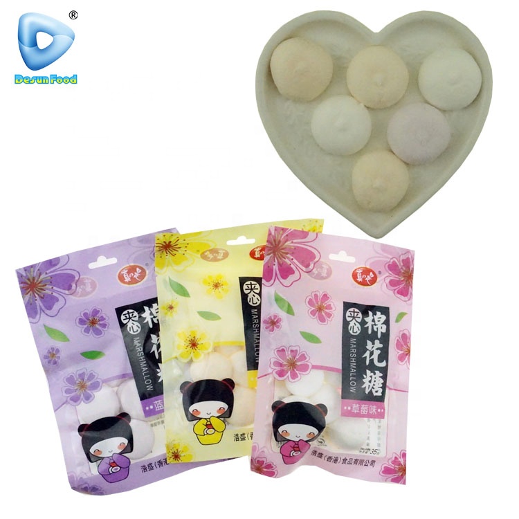 Hot sell center filling marshmallow candy