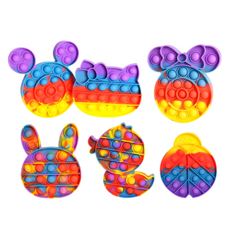 NEW ARRIVE mold design of push pop Bubble Fidget Sensory Toy Game Bubble Popping Game pop