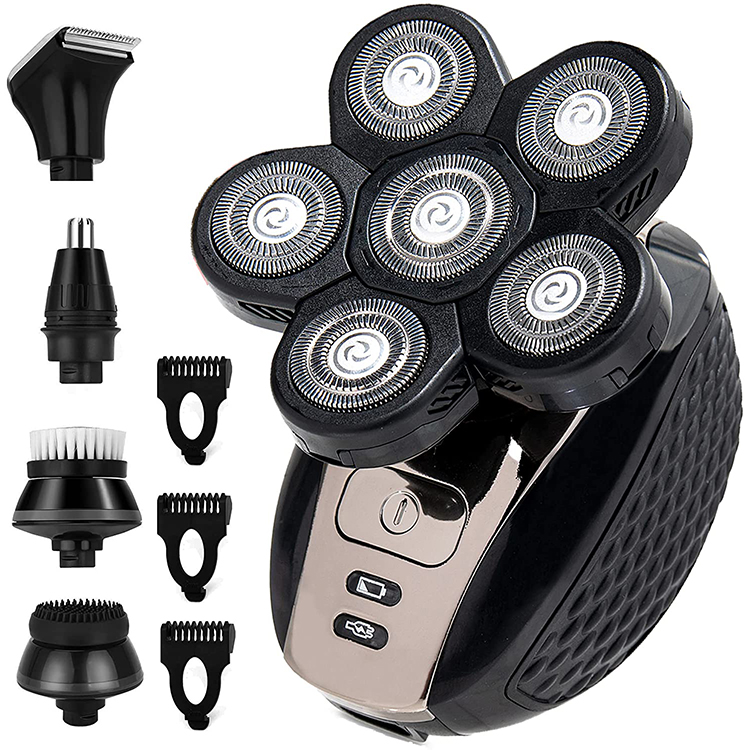 E01B Protable 4d Headshaver Freedom Grooming Head Hair Electric Shavers Waterproof Razor Machine Trimmer Men