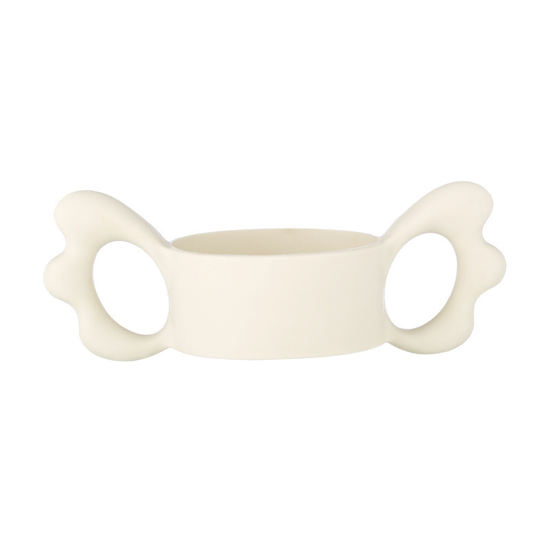 Wide-caliber feeding bottle handle accessories, feeding bottle silicone handle, angel handle