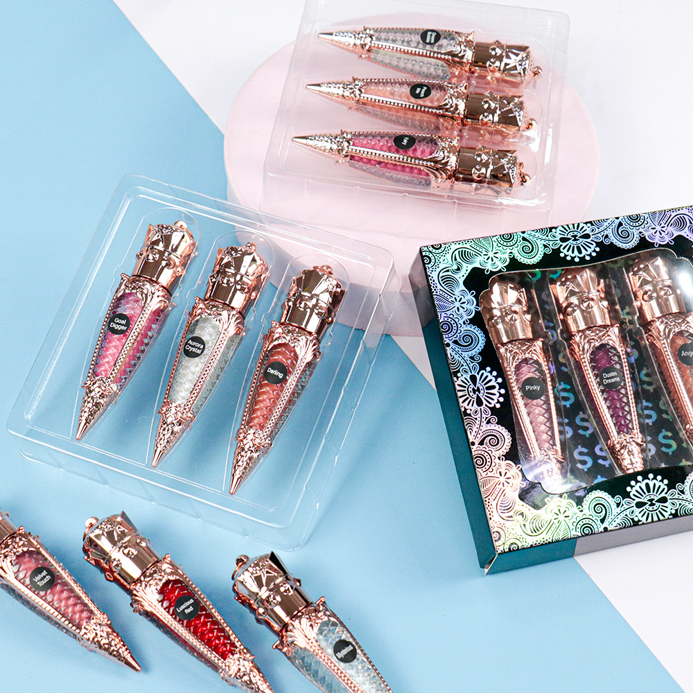 Non-stick cup waterproof lip glaze customized without logo new lipstick set lip gloss