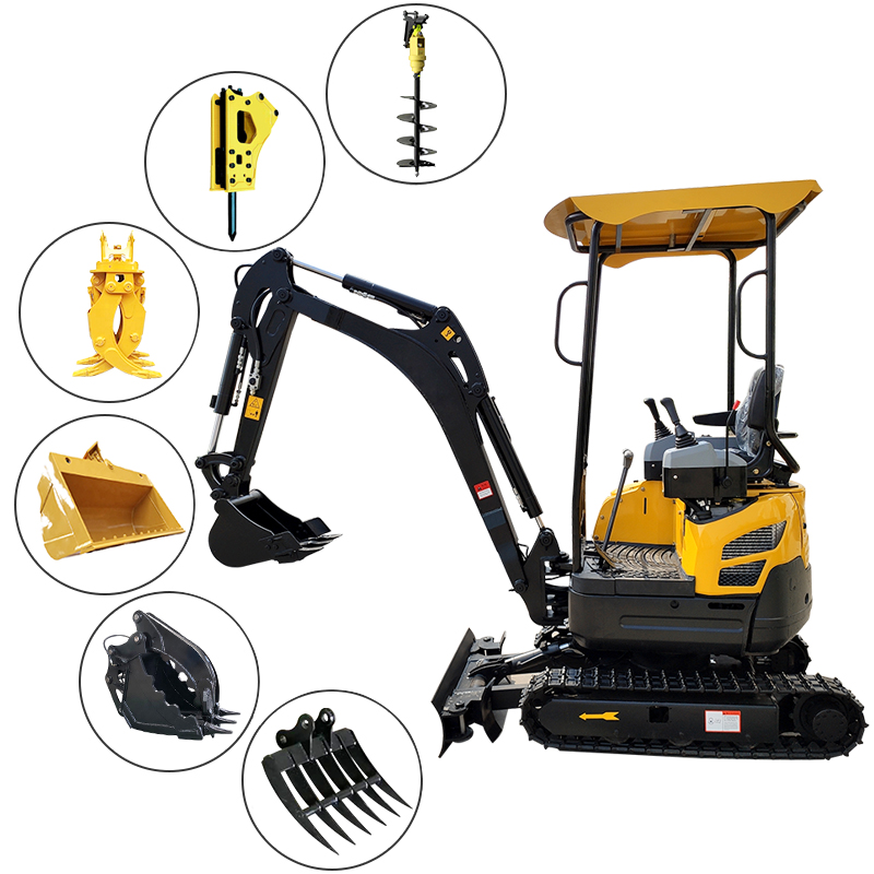 0.8Ton To 3.5Ton Mini Excavator Machine China Cheap Mini Excavator Small Excavator Attachments For Sale