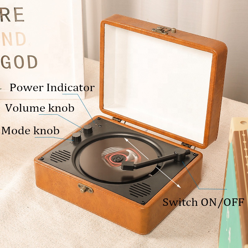Portable Mini CD Player с Built-в Speakers, Stereo с Double Speakers, американские размеры 3,5 мм Headphones Jack, newest, 2022