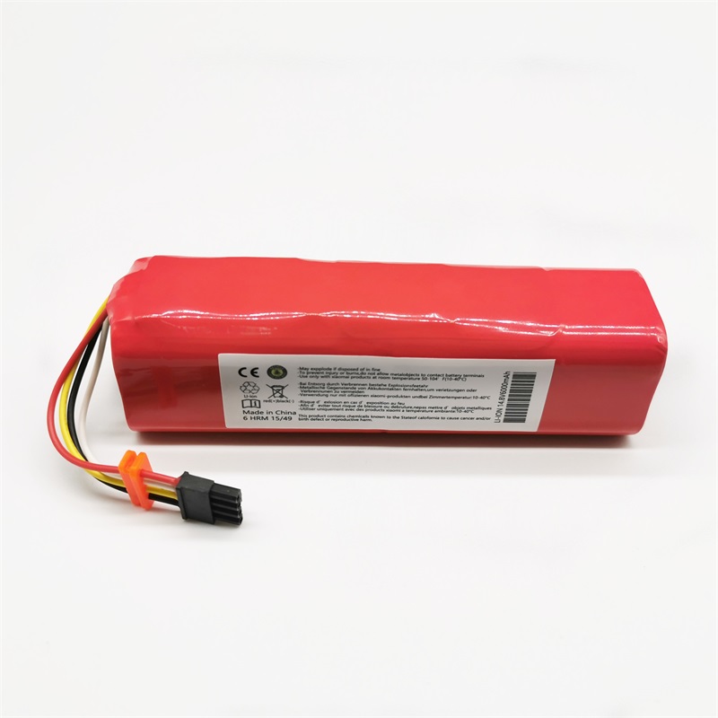 14,4 V 6000mAh литий-ионный аккумулятор робот пылесос Замена батареи Аксессуары для Xiaomi Roborock S50 S51 S55 T4 T6 S5