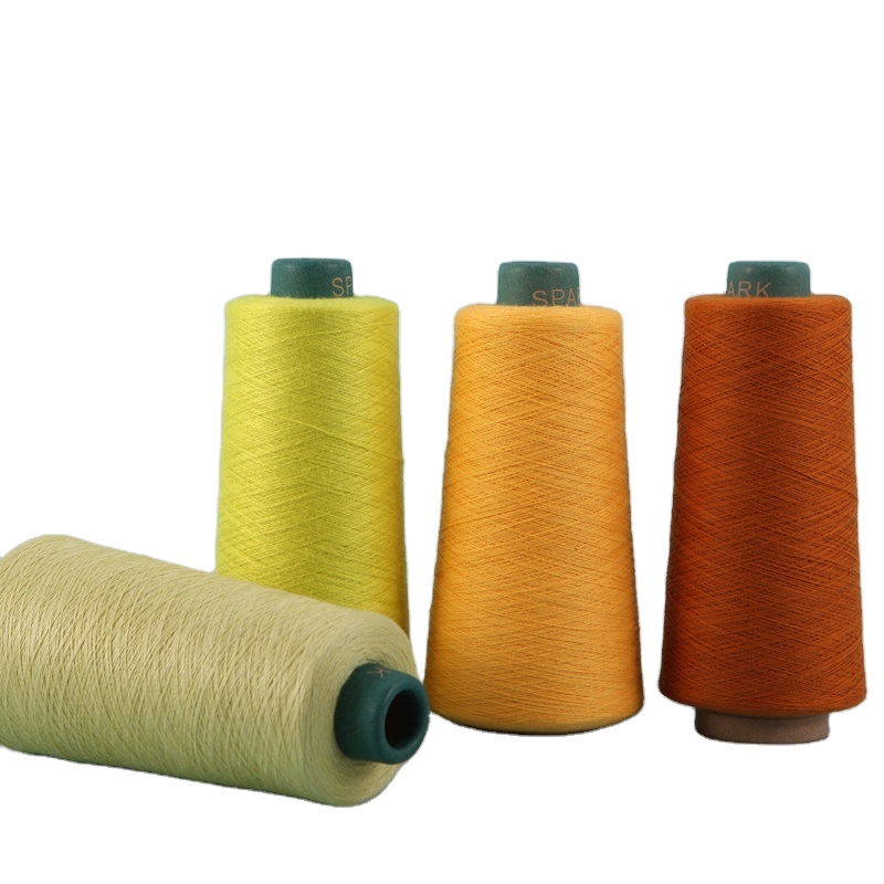 Dyed yarn of 100% viscose for knitting