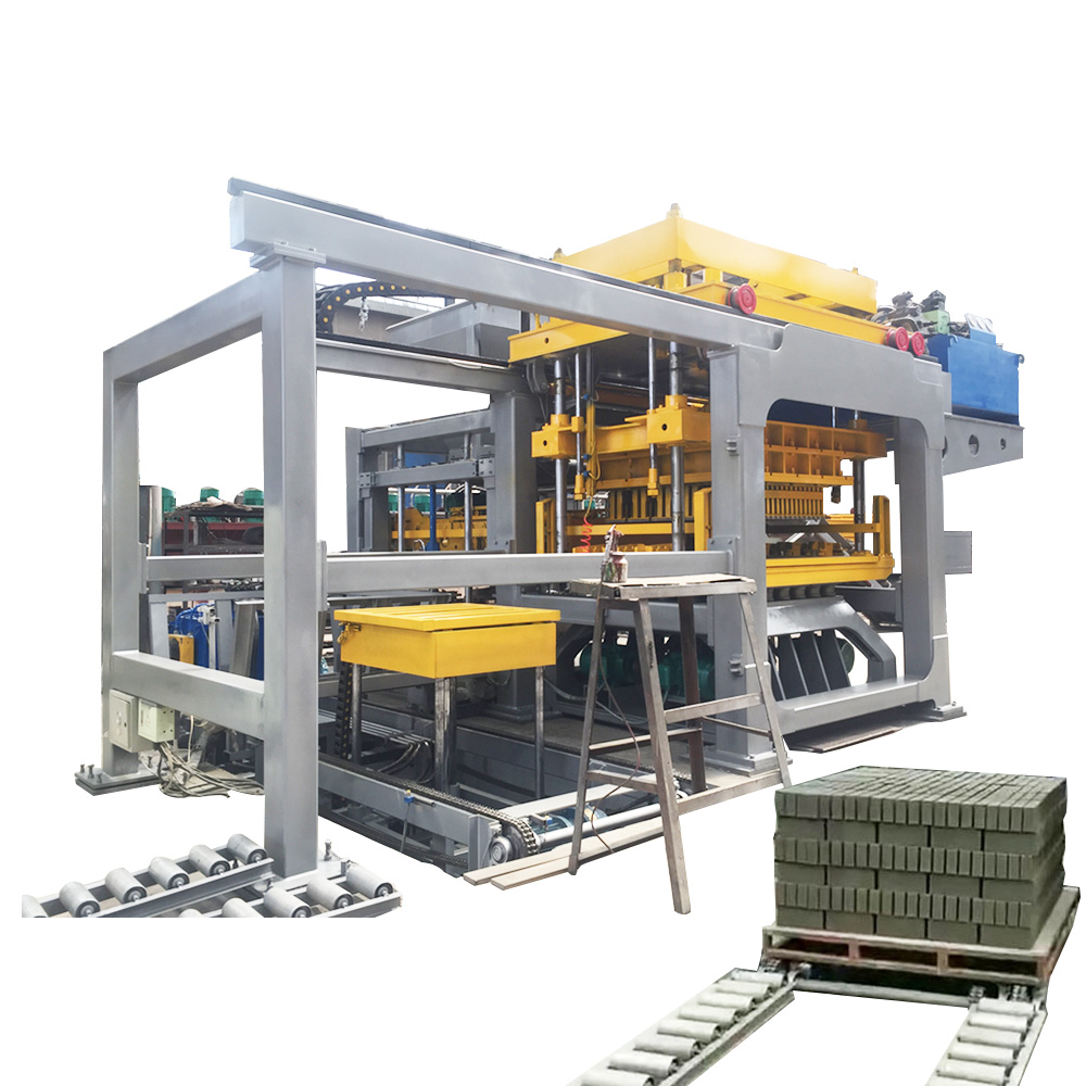 QT18-25 pallets free fully automatic block brick making machine