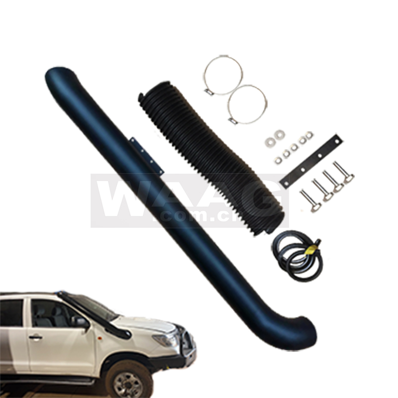 Черный глянец из нержавеющей стали набор трубка для toyota hilux 2011-2015 4x4 авто грузовик аксессуары
