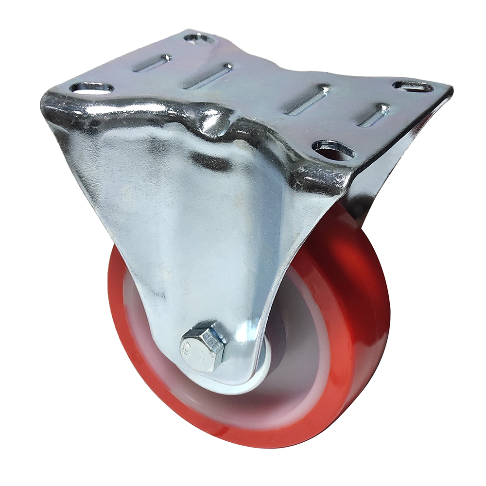 Industrial polyurethane caster wheels 6x2inch PU wheels for trolleys