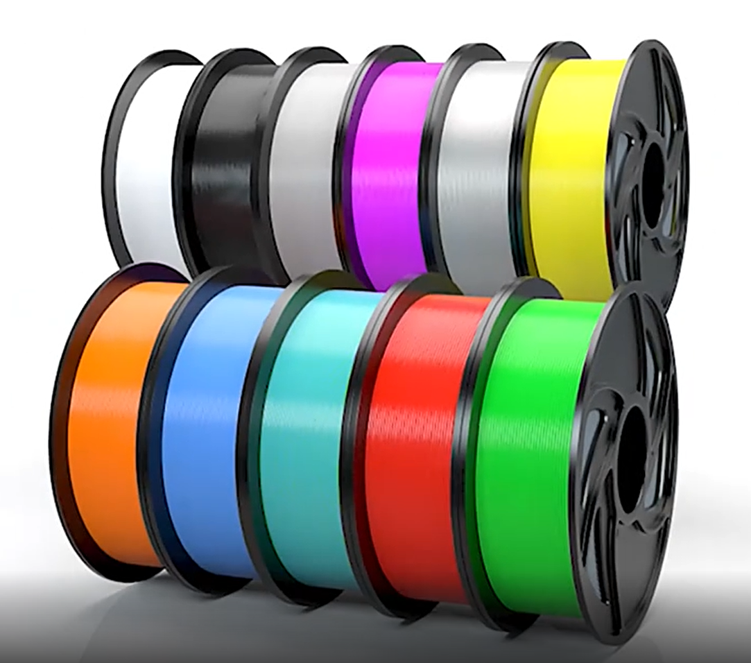 Заводская нить для 3D-принтера, 24 цвета, высокочистый Abs/PLA/TPU/PETG, 1,75 мм
