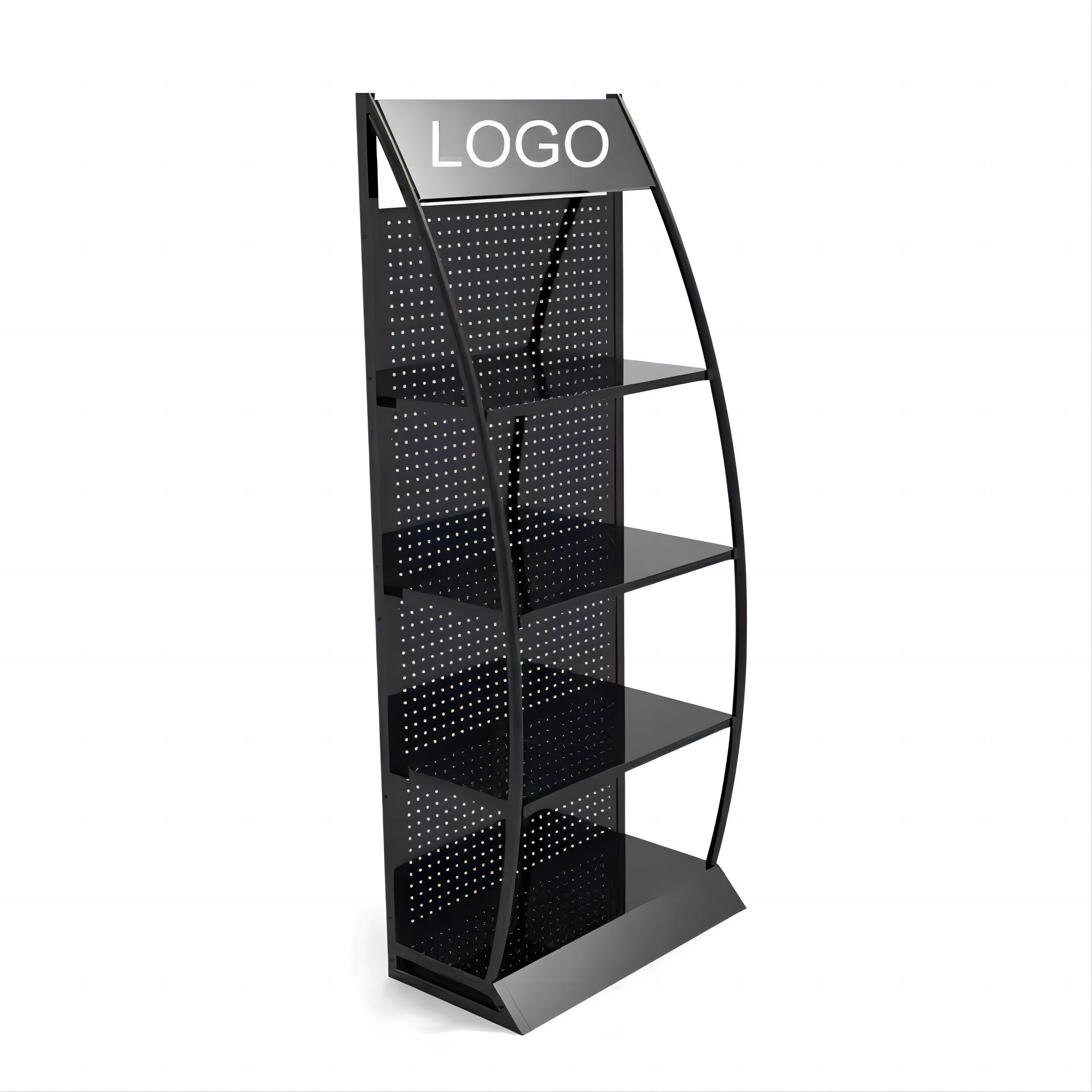 Custom Hole Panel Display Stand Store Retail Product Tools Set Hardware Accessories Pegboard Display Rack