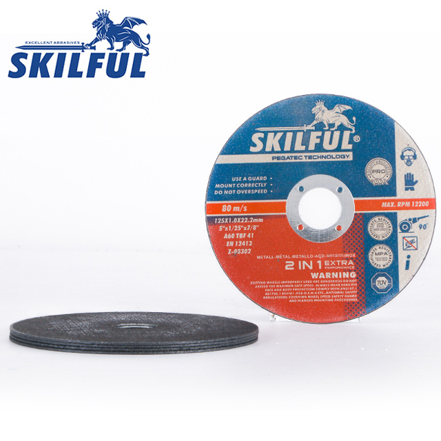 5 "высококачественный шлифовальный круг Skiful 125*1,0*22,2 мм, Китай, металлический 5-дюймовый шлифовальный круг