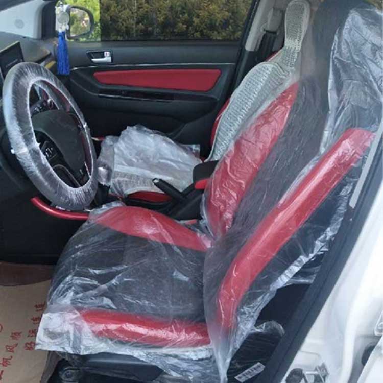 Сверхмощный одноразовый пластиковый чехол для автомобильного сиденья Защитная пленка для автомобиля